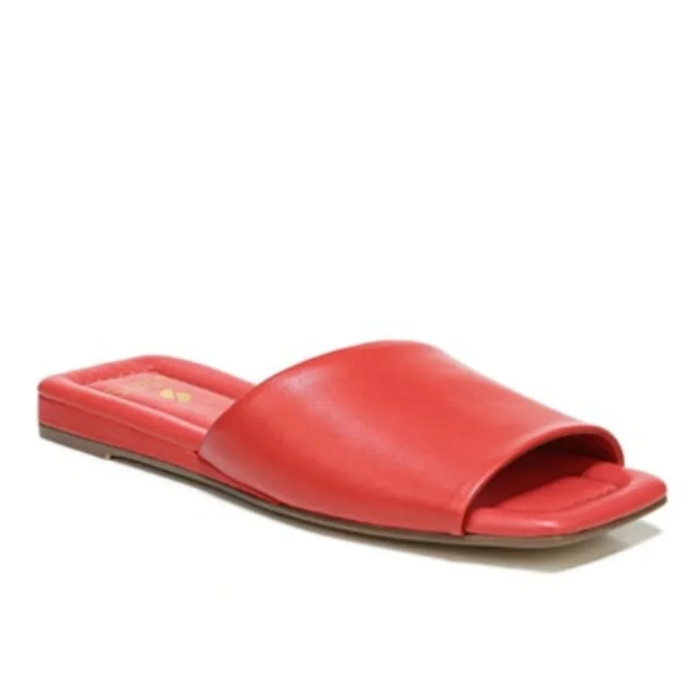 Franco Sarto Bordo Slide Sandal In Red
